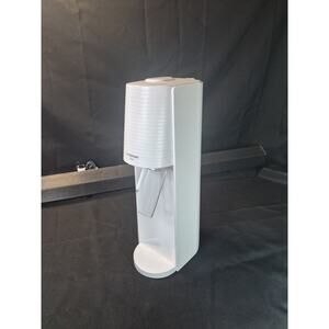 SodaStream Terra FIZZI Sparkling Water Soda Maker WORKS Perfect WHITE CLEAN..